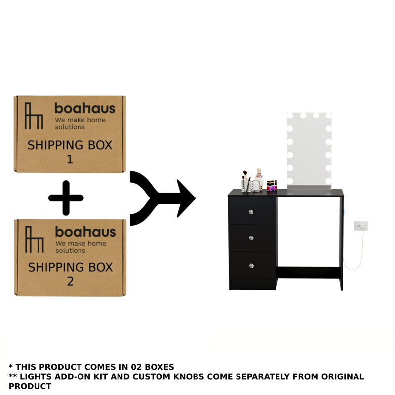 Boahaus Iris Vanity Wayfair